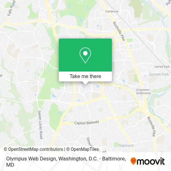 Olympus Web Design map