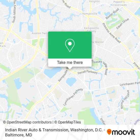 Indian River Auto & Transmission map