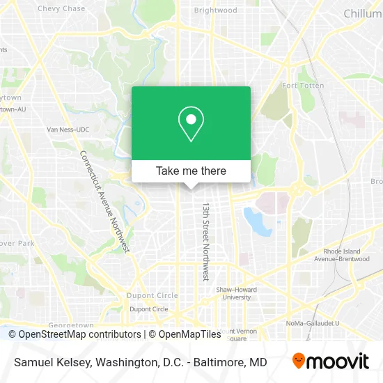 Samuel Kelsey map