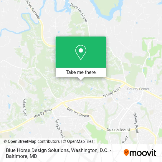 Blue Horse Design Solutions map