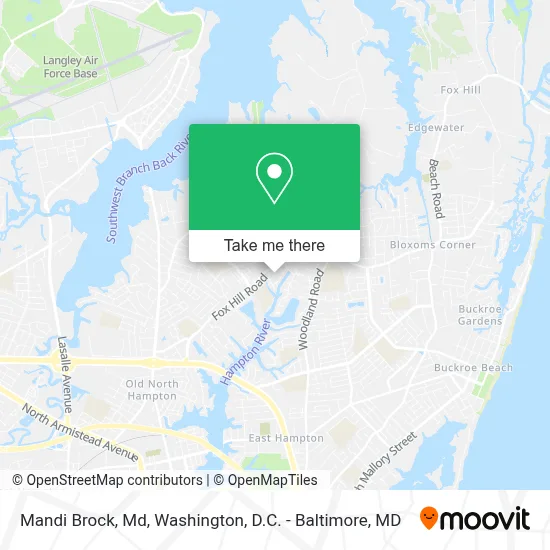 Mandi Brock, Md map