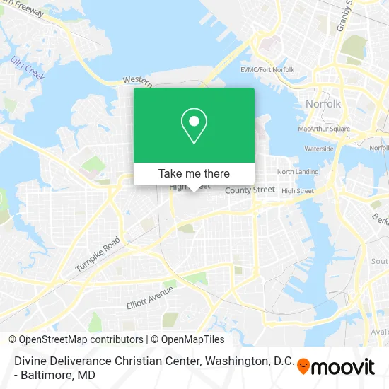 Divine Deliverance Christian Center map