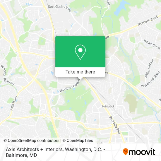Axis Architects + Interiors map