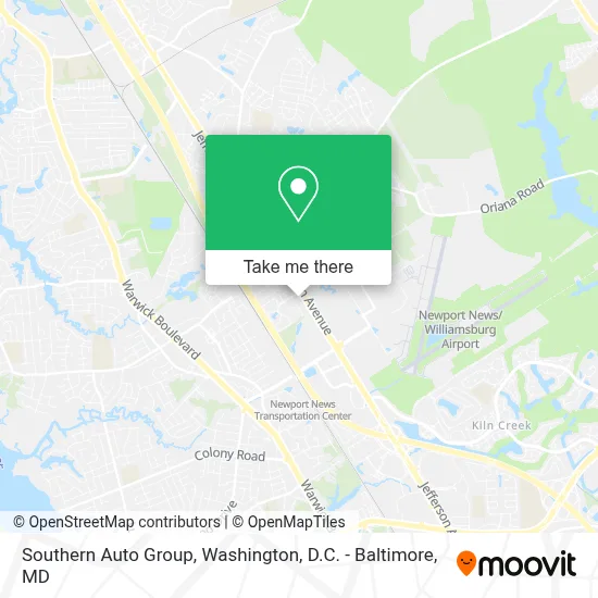 Southern Auto Group map