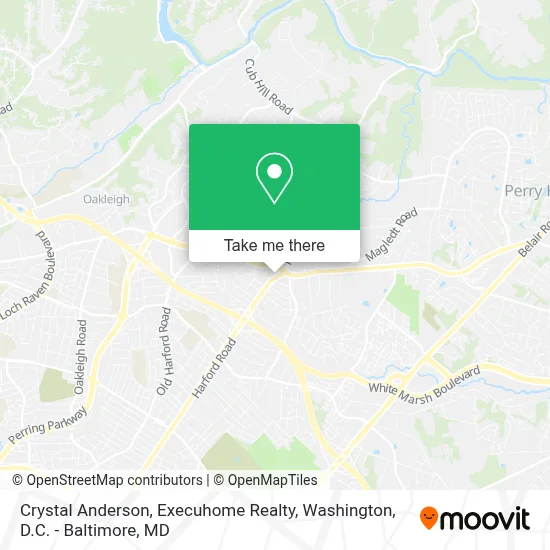 Crystal Anderson, Execuhome Realty map