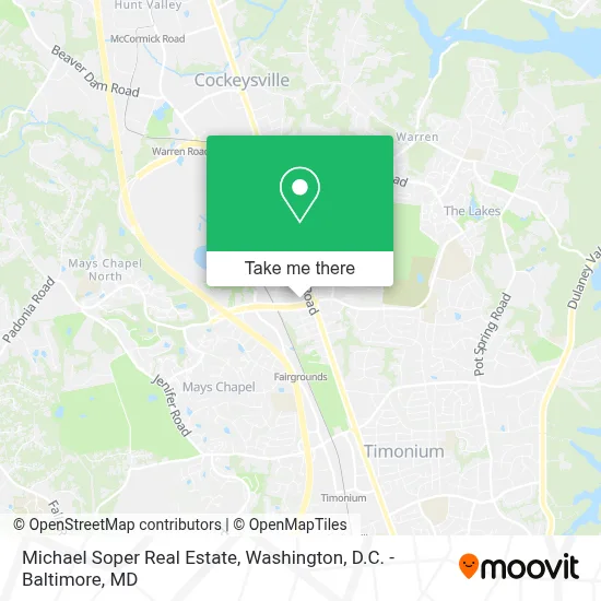 Michael Soper Real Estate map