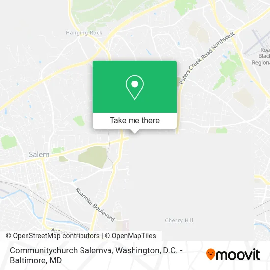 Communitychurch Salemva map