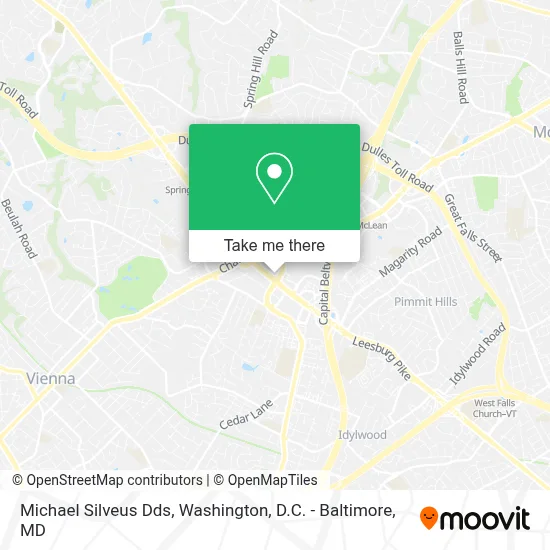 Michael Silveus Dds map