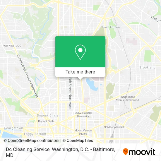 Dc Cleaning Service map