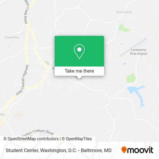 Student Center map