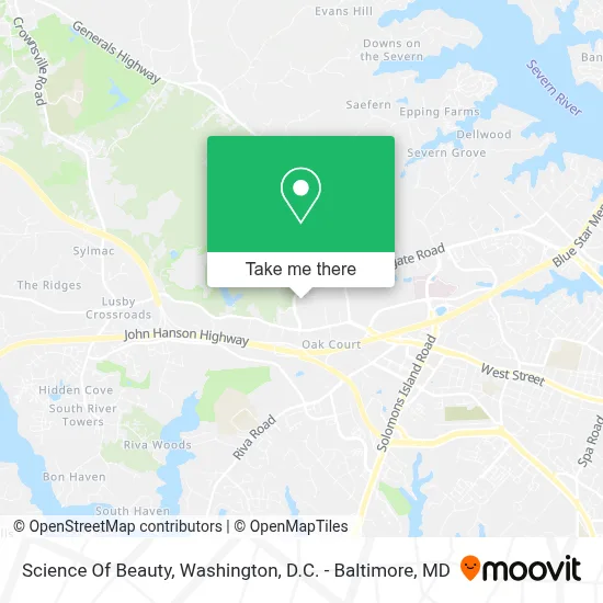 Science Of Beauty map