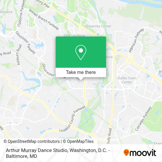 Arthur Murray Dance Studio map
