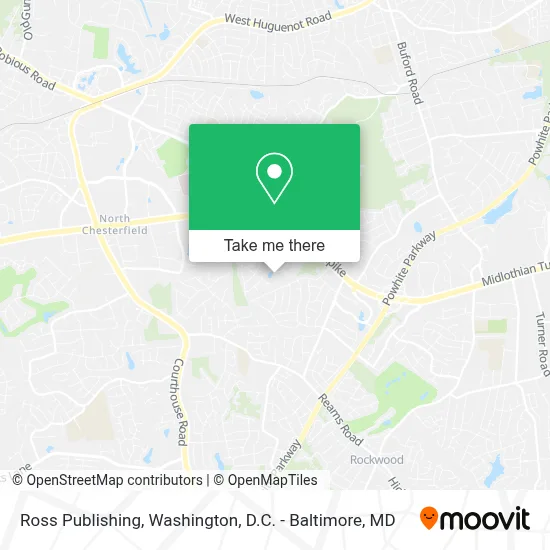 Ross Publishing map