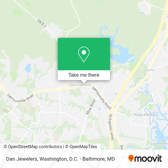 Dan Jewelers map