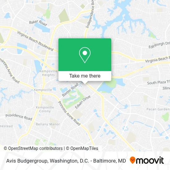 Avis Budgergroup map