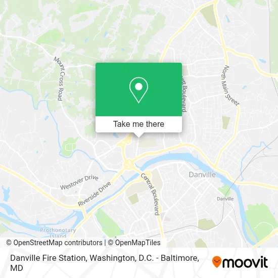Danville Fire Station map