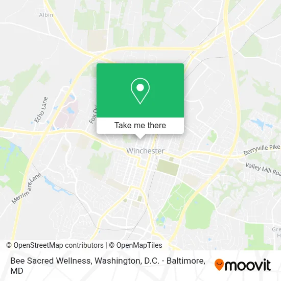Bee Sacred Wellness map