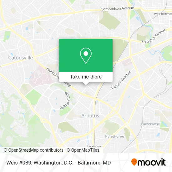 Weis #089 map