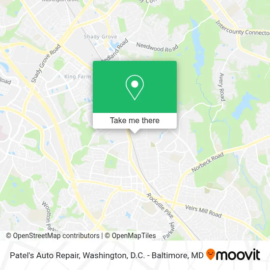Patel's Auto Repair map
