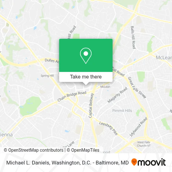 Michael L. Daniels map