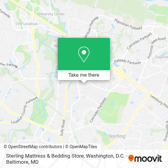 Sterling Mattress & Bedding Store map