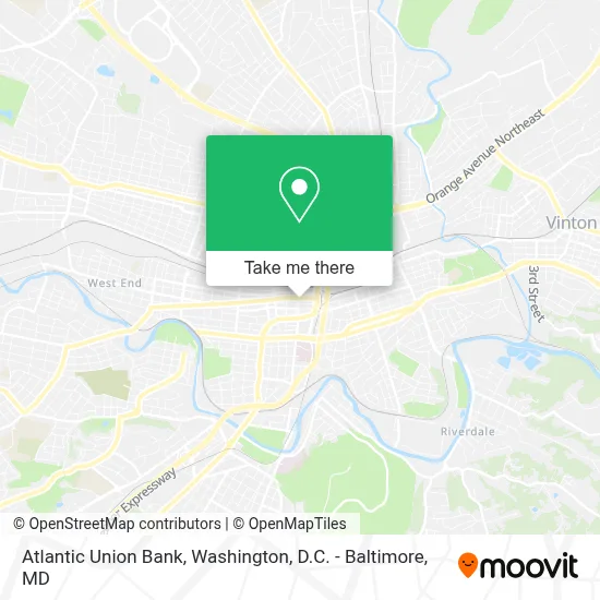Atlantic Union Bank map