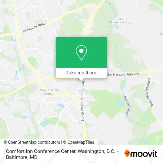 Comfort Inn Conference Center map