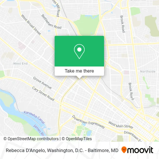 Rebecca D'Angelo map