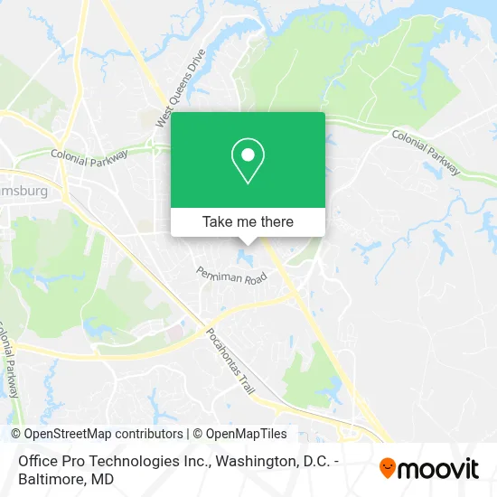 Office Pro Technologies Inc. map