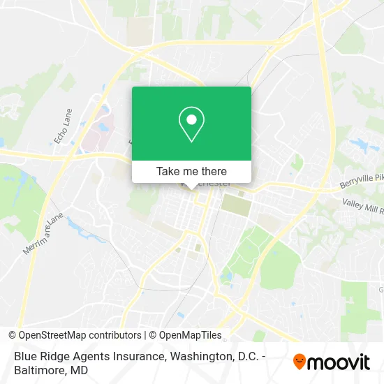 Blue Ridge Agents Insurance map