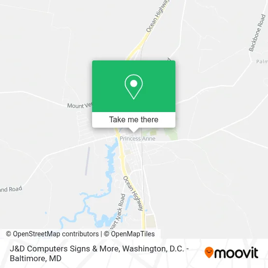 J&D Computers Signs & More map