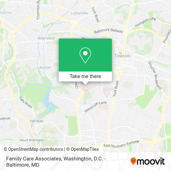 Family Care Associates map