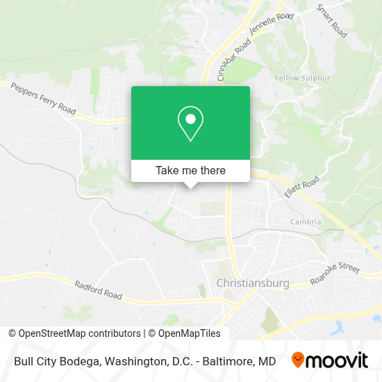 Bull City Bodega map