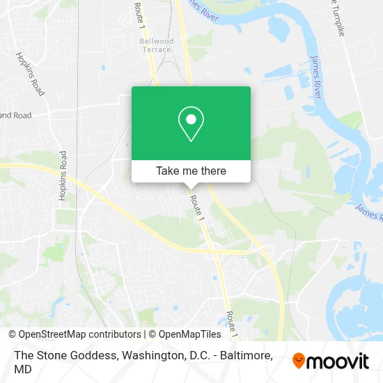 The Stone Goddess map