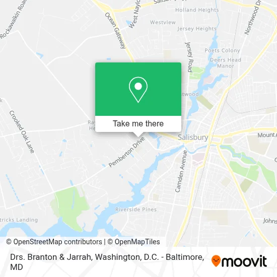 Drs. Branton & Jarrah map