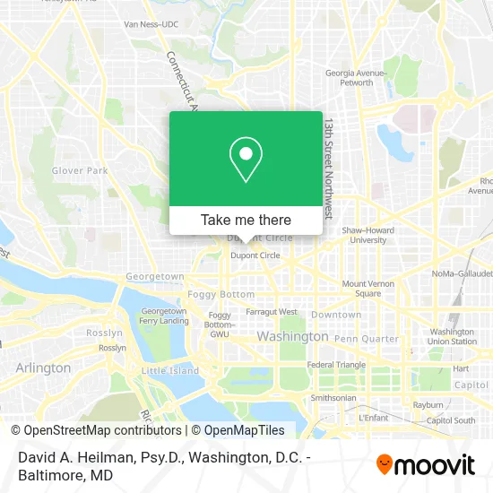 David A. Heilman, Psy.D. map