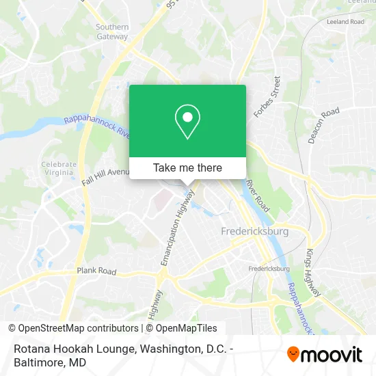 Rotana Hookah Lounge map