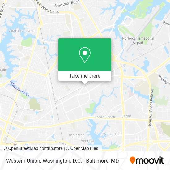 Western Union map