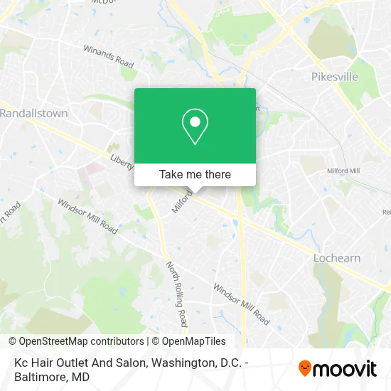 Kc Hair Outlet And Salon map