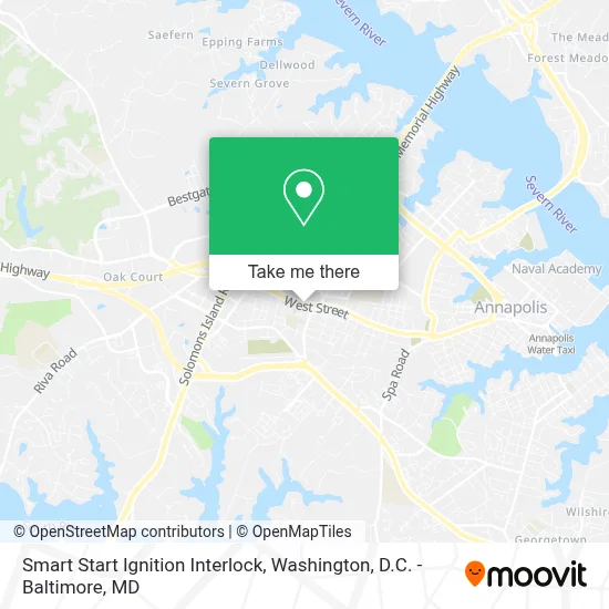 Smart Start Ignition Interlock map