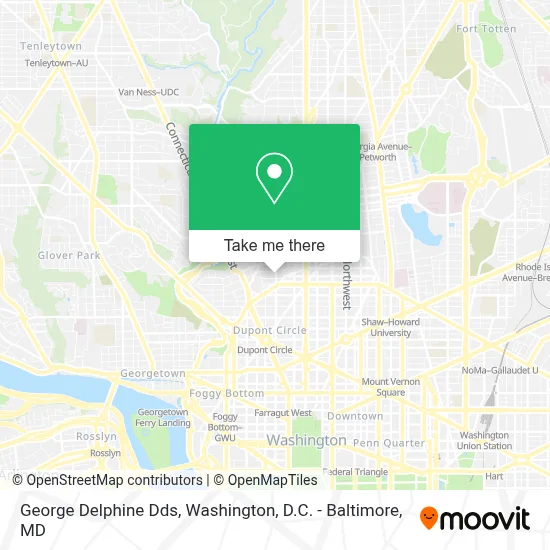 George Delphine Dds map
