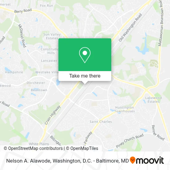 Nelson A. Alawode map