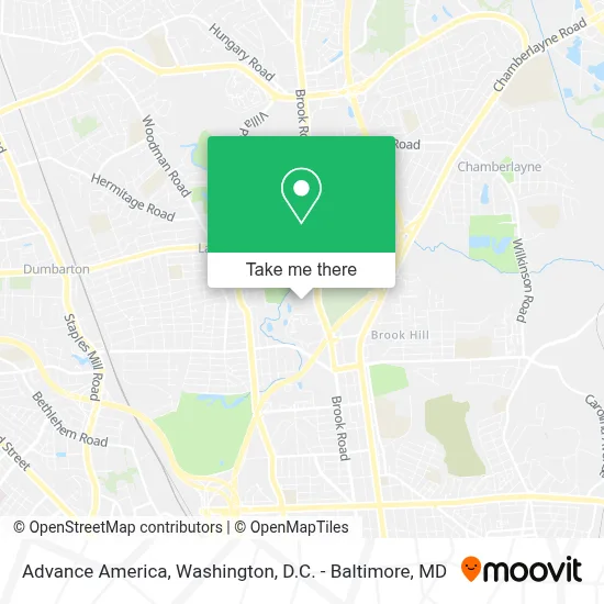 Advance America map