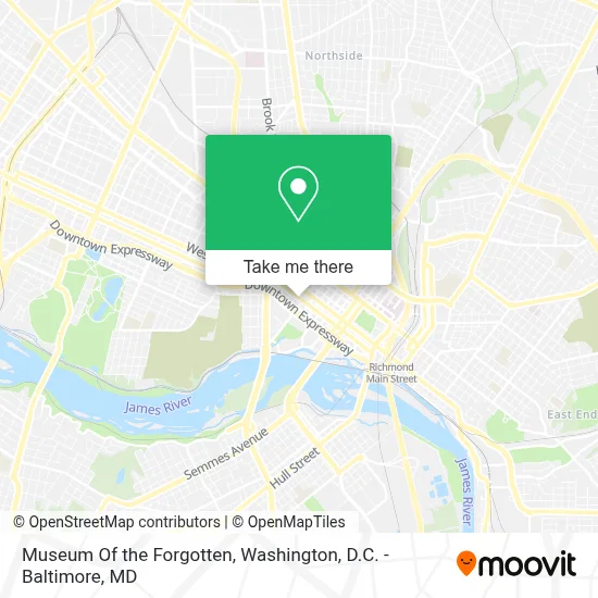 Museum Of the Forgotten map