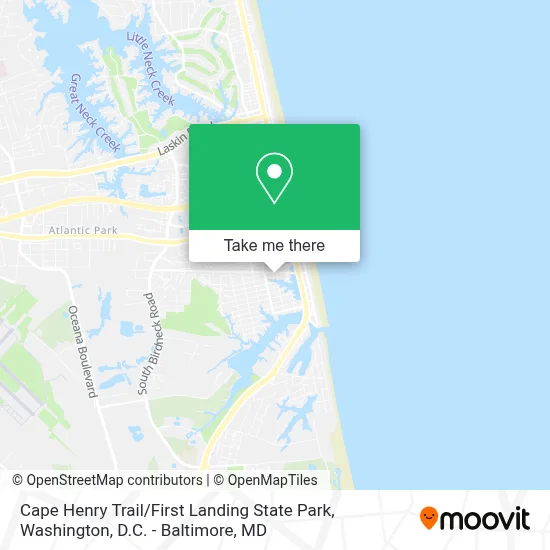 Cape Henry Trail / First Landing State Park map