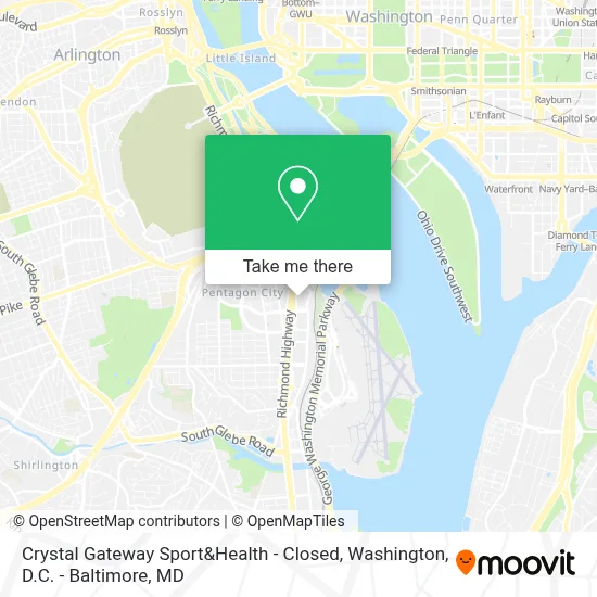 Crystal Gateway Sport&Health - Closed map