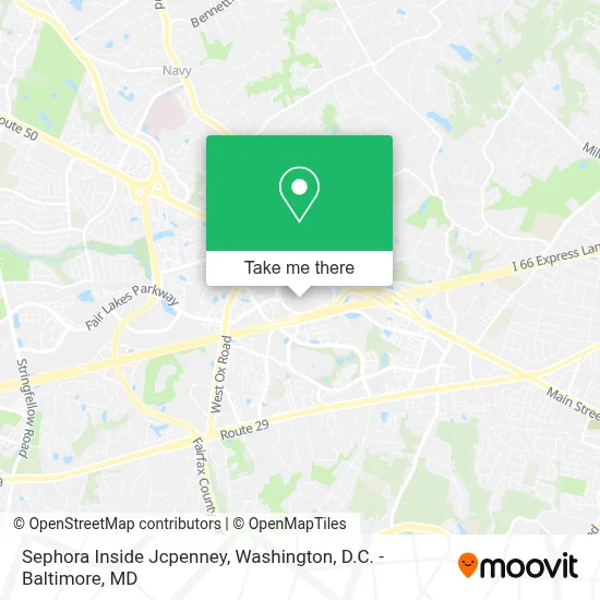 Sephora Inside Jcpenney map