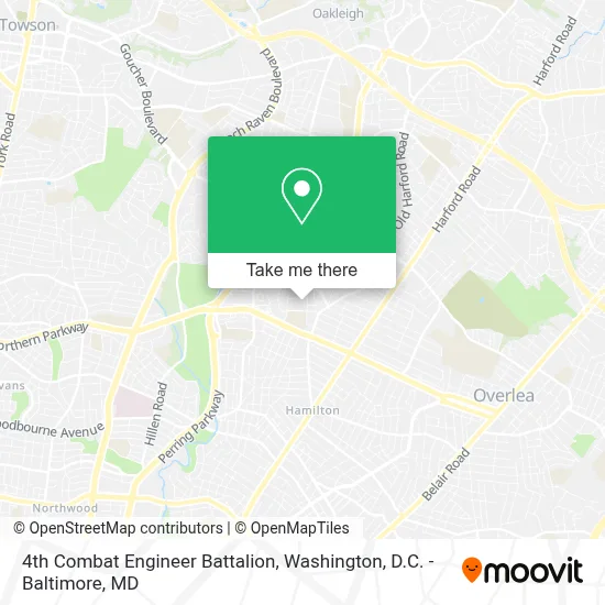 4th Combat Engineer Battalion map