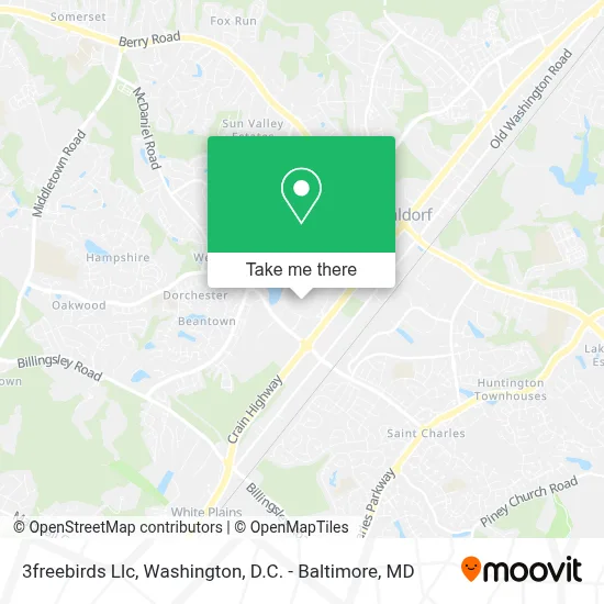 3freebirds Llc map