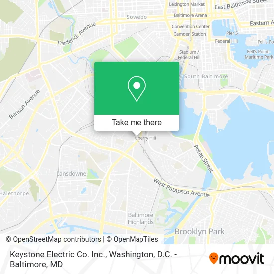 Keystone Electric Co. Inc. map